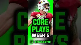 DraftKings NFL DFS Week 5 Core Plays | Sunday 10/5 DFS Picks