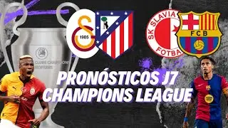 ⚽ Pron&oacute;sticos Champions League 🔥J7 &ndash; Mi&eacute;rcoles 21 Enero | Galatasaray vs. Atleti | Slavia vs. Bar&ccedil;a