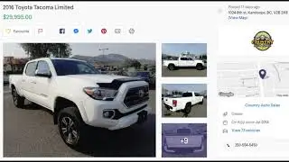 kamloops used toyota cars and trucks