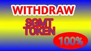 How to WD SGMT token sucess 100%