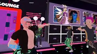 VR Metaverse LIVE DJ party in Decentraland