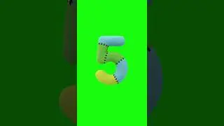 10 seconds copyright free timer | countdown #greenscreen #timer #countdown