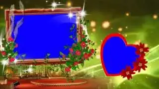 HD Beautiful Animated Wedding Frame Background Video