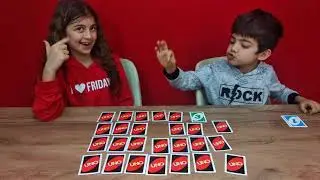 Uno kartlarla Kart Eşleştirme Hafıza Oyunu