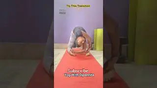 Try This Transition ✨️ | Flow Yoga | #shorts #youtubeshorts #yoga #trending #yogawithadriene #twist