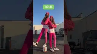 TRUE OR FALSE?? #funny #twinfun #jokes #subscribe #comedy #funnyjokes #twins #trueorfalse #trueline