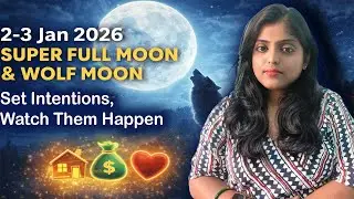 Super Full Moon & Wolf Moon 🌕 Jan 2&ndash;3 2026  ଶକ୍ତିଶାଳୀ ପୂର୍ଣ୍ଣିମାରେ ଇଚ୍ଛା ପୂରଣ  Ankita Raaj