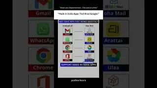 🇮🇳 Made in India Apps That Rival Google! 🚀&nbsp; #shorts #indianapps #MadeInIndia #indian