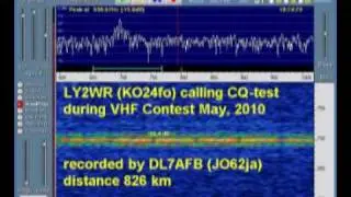 LY2WR KO24fo VHF contest DL7AFB JO62ja
