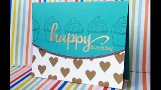 Clean & Simple Birthday Card / Winnie & Walter Stamps