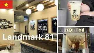 Tr&agrave; sữa KOI The Landmark 81 Ho Chi Minh City Vietnam