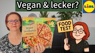 Vegane Pizza Margherita von Lidl im Food Test 🍕 Vemondo Steinofenpizza probiert!