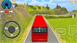 Bus Hill Climbing Simulator Game | Mountain Bus Racing | Bus Games - Android Gameplay