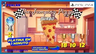🕹️The Jumping Pizza: TURBO 🏆 Easy Platinum in 1 Minute 100% Walkthrough (PS4/PS5)