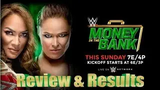 WWE Money in the Bank 2018 Review || Who Walked Out With the Briefcases??