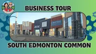Drive with us through South Edmonton Common in Edmonton, AB 🍂 #shopping #yeg #southcommon #Alberta