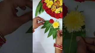😲🌿Mango leaf decoration  ||Varalakshmi pooja decoration ideas  #shorts #trending #viral #varalakshmi