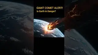 🚨 Giant Comet Approaching Earth | Ultra-Realistic Space Animation 🌍☄️ | ISS Astronauts View