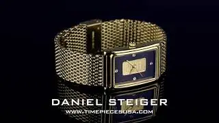 Daniel Steiger Milanese Mesh 24K Gold Ingot Watch