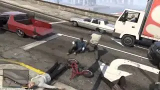 GTA 5   Эпичные трюки на BMX