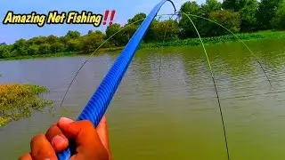 Ternyata Begini Rasanya Pakai Anco Ukuran 2,7 Meter Persegi‼️Catch Fish With New Net Fishing Eps.49