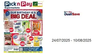 Pick n Pay QualiSave specials - Specials - 24/07/2025 - 10/08/2025