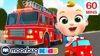 🚒 Fire Truck Song KARAOKE! 🚒 | BEST OF LITTLE WORLD! | Sing Along With Me! | Moonbug Kids Songs