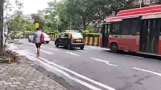 Churchgate station to flora fountain,fort in South Bombay aka Mumbai