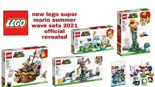 new lego super mario summer wave sets 2021 official revealed