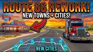 ATS - Переделка трассы 66 становится ГРОМАДНОЙ &mdash; новые города и перестроенные поселки!