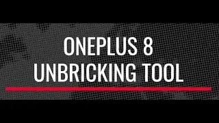 Unbrick OnePlus 8 EU/International/India | SneaX