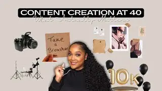 If You&rsquo;re Becoming a Content Creator at 40, Watch This First!