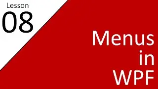Menus in WPF