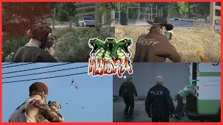 HYDRA vs PD // BANK TRUCK In Vinewood Hills (Multi-POVs) I Nopixel 4.0 GTA RP