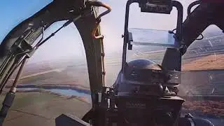 Iranian army helicopter , cobra AH-1J reduced altitude flight