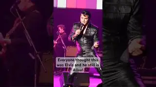 Dean Z. Elvis Tribute Artist.  Elvis is still is Alive! #elvis #elvispresley #artist #king #wow