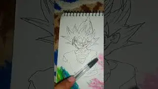 Super Sayin Blue Goku #drawing #art #dragonball #ssjblue