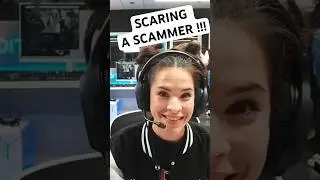 &ldquo;Authorities are on their way&rdquo; SCARING A SCAM CALL CENTER 🤣🫨 #irlrosie #scammers
