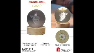 Illuminate Your Brand with Custom 3D Crystal Ball Lamps