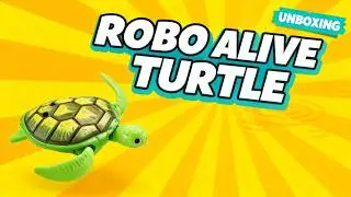 Unboxing Robo Alive Turtle 🐢 | My First Robotic Swimming Turtle 💦 #turtle #roboalive
