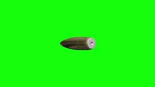 3d bullet green screen