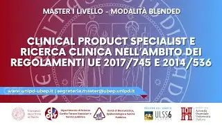 Master I livello - Clinical Product Specialist e ricerca clinica