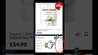 Organic lion's mane mushroom powder - flash sale!#lionsmane #mushrooms #supplements
