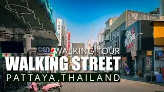 POV Walking Tour – Walking Street Pattaya | Day Walk | 4K No Commentary