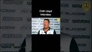 Colin Lloyd interview Bobby George #Darts #jaws #gameplay #pdc #news