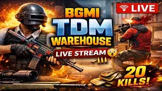 BGMI TDM Warehouse Intense Fight 😱 | Pro Gameplay live stream