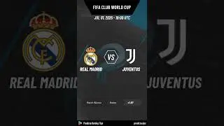 Real Madrid vs. Juventus - Prediction #betoftheday #fifaworldcup #bettingtips