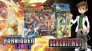 Serebii Opens: Forbidden Light Theme Decks + Booster Packs