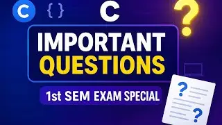 C Programming Important Questions | 1st Semester Examination | AKTU / pvt University | PREP SAMBHAL