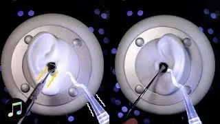 【ASMR】耳垢を引っ掻いて削り取る痛い耳かき - Stainless Ear Pick | No Talking